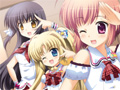スマイル☆シューターの3人組が活躍するPCゲーム「スマイル☆シューター 〜ふぁーすと☆ちけっと〜」は，2011年1月14日に発売。メイド喫茶で行われた発表会レポート