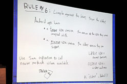 画像ギャラリー No.012のサムネイル画像 / ［GDC 2011］解像度もサイズも性能も異なるAndroid端末でアプリの互換性を保つ「7つのルール」