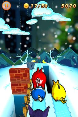 画像ギャラリー No.004のサムネイル画像 / アクションゲーム「FlickPig」がauスマートパスのアプリ取り放題に登場