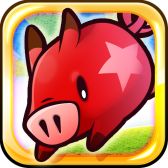 画像ギャラリー No.006のサムネイル画像 / アクションゲーム「FlickPig」がauスマートパスのアプリ取り放題に登場