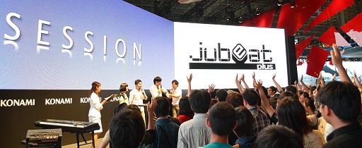 画像ギャラリー No.007のサムネイル画像 / ［TGS 2012］小南泰葉さんのライブに加え，楽曲パック解禁などのサプライズもあった「jubeat plus Premium Stage in 東京ゲームショウ2012」レポート