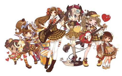 画像ギャラリー No.002のサムネイル画像 / 「jubeat plus」に,雪印コーヒー公式擬人化キャラ「ゆきこたんズ」のデビュー曲が無料配信