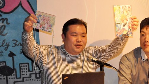 画像ギャラリー No.010のサムネイル画像 / 「まもるくんは呪われてしまった」「星霜鋼機ストラニア」の新情報が飛び出した，第2回「週刊グレフ通信 in ロフトプラスワン」レポート