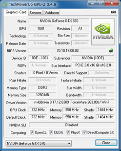 画像ギャラリー No.011のサムネイル画像 / 「GeForce GTX 570」レビュー。2010年末，3万円台の本命になり得る存在だ