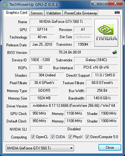 画像ギャラリー No.014のサムネイル画像 / コア950MHz動作。GALAXYの「白いGeForce GTX 560 Ti」が上位モデルにどこまで迫るか試してみる