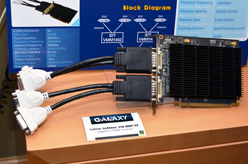 画像ギャラリー No.009のサムネイル画像 / ［COMPUTEX］GALAXYブースレポート。映像エンジン＆HDMI入力付きカードや5画面同時出力対応カードなど面白い製品が盛り沢山
