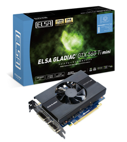 画像ギャラリー No.001のサムネイル画像 / リファレンスから60mmも短縮。ELSA，170mm長のGTX 560 Tiカードを発売