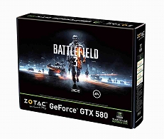 画像ギャラリー No.002のサムネイル画像 / アスク，「バトルフィールド 3」推奨のZOTAC製GTX 580搭載カードを発売