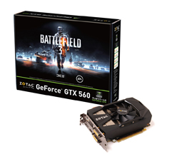 画像ギャラリー No.002のサムネイル画像 / 「BF3」フル版ダウンロード権付属のZOTAC製GTX 560 Ti&GTX 560カード