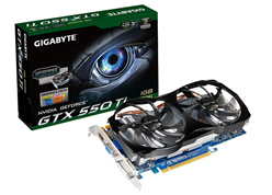 画像ギャラリー No.002のサムネイル画像 / デュアルファン仕様のOCモデルなどGIGA-BYTE製GTX 550 Tiカード2製品