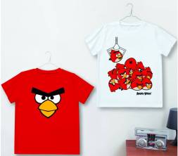 画像ギャラリー No.001のサムネイル画像 / 「Angry Birds」のTシャツとプチマスコットがプライズに。3月上旬登場予定