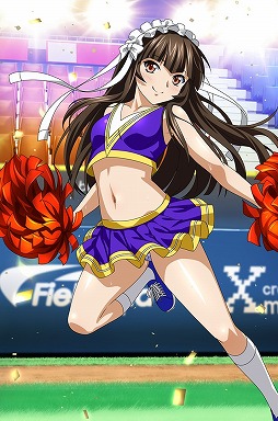 画像ギャラリー No.002のサムネイル画像 / 「ブラウザ一騎当千 爆乳争覇伝」,トーシダスに「チアガール(前半)」が登場