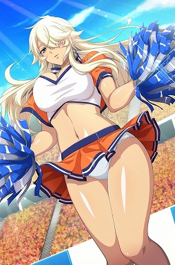 画像ギャラリー No.010のサムネイル画像 / 「ブラウザ一騎当千 爆乳争覇伝」,トーシダスに「チアガール(前半)」が登場