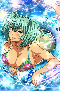 画像ギャラリー No.004のサムネイル画像 / 「ブラウザ一騎当千」，イベント“水着レジャー”の後半が開催