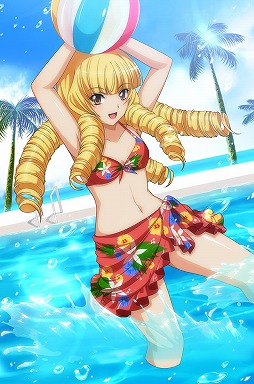 画像ギャラリー No.009のサムネイル画像 / 「ブラウザ一騎当千」，イベント“水着レジャー”の後半が開催