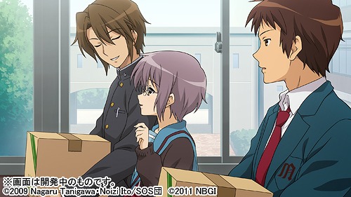 画像ギャラリー No.002のサムネイル画像 / 「涼宮ハルヒの追想」，平行世界をさまようキョンの脱出の鍵は「会話」。バニー姿の朝倉さんや振袖に身を包むみくるちゃんの姿なども必見 
