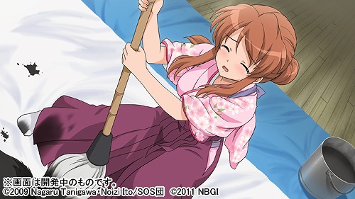 画像ギャラリー No.004のサムネイル画像 / 「涼宮ハルヒの追想」，平行世界をさまようキョンの脱出の鍵は「会話」。バニー姿の朝倉さんや振袖に身を包むみくるちゃんの姿なども必見 