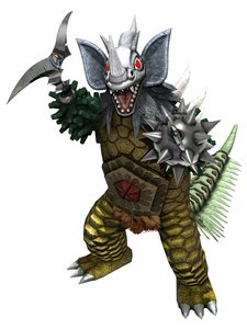 画像ギャラリー No.009のサムネイル画像 / 「怪獣バスターズ パワード」に登場する新怪獣を紹介。「にせウルトラマン」とのバトルシーンをムービーで確認しよう