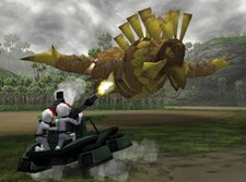 画像ギャラリー No.012のサムネイル画像 / 「怪獣バスターズ パワード」に登場する新怪獣を紹介。「にせウルトラマン」とのバトルシーンをムービーで確認しよう
