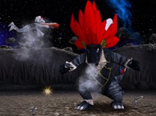 画像ギャラリー No.018のサムネイル画像 / 「怪獣バスターズ パワード」に登場する新怪獣を紹介。「にせウルトラマン」とのバトルシーンをムービーで確認しよう
