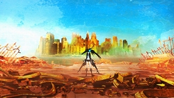 画像ギャラリー No.005のサムネイル画像 / 「ブラック★ロックシューター THE GAME」の世界観を再現したオープニングアニメーションムービーが公開に。そのHD画質版もPS HOMEにて上映スタート