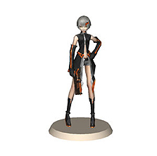 画像ギャラリー No.006のサムネイル画像 / 「ブラック★ロックシューター THE GAME」は本日発売。PlayStation Homeでは同作モチーフのアバターアイテムやフィギュアなどのグッズ販売が開始