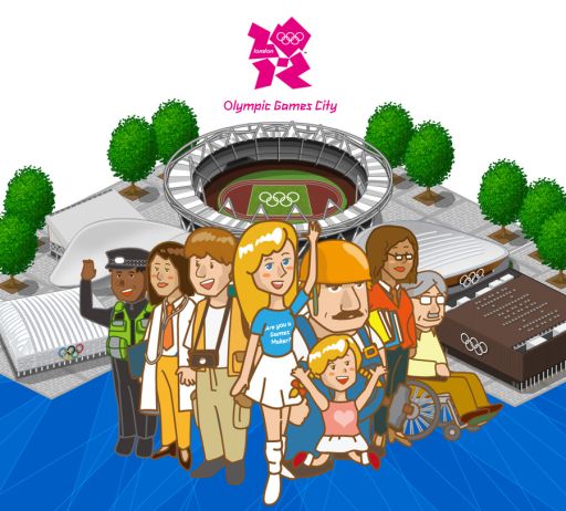 画像ギャラリー No.001のサムネイル画像 / 「オリンピックゲームシティ」がFacebookに登場。自分だけの街を作ろう