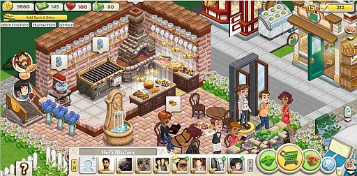 画像ギャラリー No.011のサムネイル画像 / 料理ゲーム「ChefVille」がFacebookで配信。自分だけのレストランを作ろう