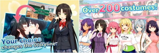 画像ギャラリー No.006のサムネイル画像 / 男性向け恋愛SLG「Moe! Ninja Girls」英語版が配信中。くノ一との恋が楽しめる