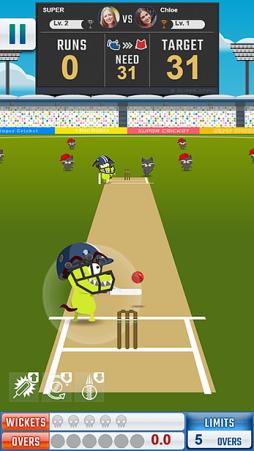 画像ギャラリー No.002のサムネイル画像 / クリケットのゲーム「Super Cricket」がFacebookのインスタントゲームで配信開始