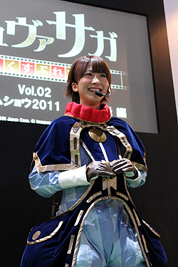 画像ギャラリー No.009のサムネイル画像 / ［TGS 2011］“はるきゃん”こと石田晴香さんが魔法使い姿を披露。「シュヴァサガ えくすぷれす」の公開収録をレポート