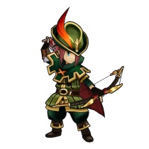 画像ギャラリー No.001のサムネイル画像 / 「シュヴァリエ サーガ タクティクス」第二の英雄「ロビン・フッド」が本日登場
