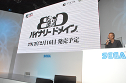 画像ギャラリー No.016のサムネイル画像 / ［TGS 2011］「バイナリードメイン」にも「龍が如く」のような熱いドラマを。名越氏のプレゼンや佐藤Dのデモプレイが行われたセガブースのステージイベントをレポート