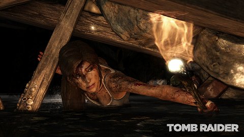 画像ギャラリー No.006のサムネイル画像 / ［E3 2011］苦しみ，悲鳴をあげ，それでもがんばるララに心を奪われる。人気シリーズ最新作「TOMB RAIDER」はこんな作品だ
