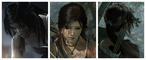 画像ギャラリー No.002のサムネイル画像 / PC版「TOMB RAIDER」のララは,髪の毛の動きが自然に。AMD,ゲームで使える頭髪レンダリング技術「TressFX Hair」を発表