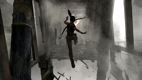 画像ギャラリー No.001のサムネイル画像 / 「TOMB RAIDER」日本語版吹き替え版のプレイムービー第1弾「寺院からの脱出」が公開に。謎解き，戦闘など本作の魅力を余すところなく紹介