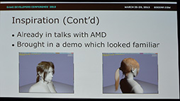 画像ギャラリー No.004のサムネイル画像 / ［GDC 2013］PC版「TOMB RAIDER」は髪がすごい。ララ・クロフト秘伝のヘアケア技術教えます