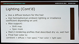画像ギャラリー No.020のサムネイル画像 / ［GDC 2013］PC版「TOMB RAIDER」は髪がすごい。ララ・クロフト秘伝のヘアケア技術教えます