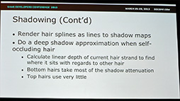 画像ギャラリー No.024のサムネイル画像 / ［GDC 2013］PC版「TOMB RAIDER」は髪がすごい。ララ・クロフト秘伝のヘアケア技術教えます