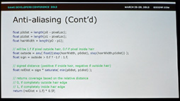 画像ギャラリー No.027のサムネイル画像 / ［GDC 2013］PC版「TOMB RAIDER」は髪がすごい。ララ・クロフト秘伝のヘアケア技術教えます