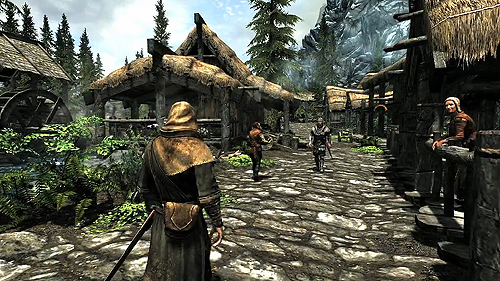 画像ギャラリー No.004のサムネイル画像 / ついに「The Elder Scroll V: Skyrim」のゲームプレイ映像が公開。ドラゴンを剣1本で仕留める「Dragonborn」の再来だ!