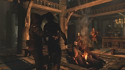 画像ギャラリー No.004のサムネイル画像 / [E3 2011］「The Elder Scrolls V：Skyrim」のライブデモがE3で公開。マンモスがのし歩くWhiterunの荒野でドラゴンと死闘