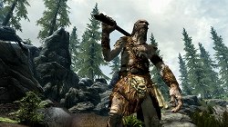 画像ギャラリー No.014のサムネイル画像 / [E3 2011］「The Elder Scrolls V：Skyrim」のライブデモがE3で公開。マンモスがのし歩くWhiterunの荒野でドラゴンと死闘