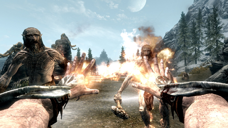 画像ギャラリー No.002のサムネイル画像 / 「The Elder Scrolls V: Skyrim」接近してブン殴るか遠くからチマチマいくか？ 敵によって使い分けたい各種攻撃方法を紹介