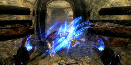 画像ギャラリー No.007のサムネイル画像 / 「The Elder Scrolls V: Skyrim」接近してブン殴るか遠くからチマチマいくか？ 敵によって使い分けたい各種攻撃方法を紹介