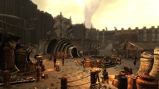 画像ギャラリー No.002のサムネイル画像 / 「The Elder Scrolls V : Skyrim」の最新DLC「Dragonborn」の序盤展開を紹介。ドラゴンにまたがり,原初のドラゴンボーンに挑むという熱い展開を楽しもう