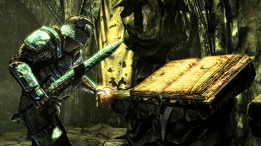 画像ギャラリー No.007のサムネイル画像 / 「The Elder Scrolls V : Skyrim」の最新DLC「Dragonborn」の序盤展開を紹介。ドラゴンにまたがり,原初のドラゴンボーンに挑むという熱い展開を楽しもう