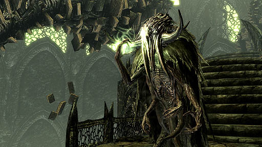 画像ギャラリー No.009のサムネイル画像 / 「The Elder Scrolls V : Skyrim」の最新DLC「Dragonborn」の序盤展開を紹介。ドラゴンにまたがり,原初のドラゴンボーンに挑むという熱い展開を楽しもう