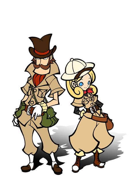 画像ギャラリー No.001のサムネイル画像 / KONAMI,ニンテンドー3DS用アドベンチャー「ドクターロートレックと忘却の騎士団」を発表。2011年春発売予定