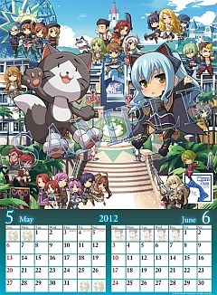 画像ギャラリー No.005のサムネイル画像 / 「英雄伝説 碧の軌跡」，2012年版カレンダーが12月10日発売。予約も開始